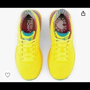 New Balance Fresh Foam X End the Stigma women’s sz 9 tennis shoes, yellow, NEW